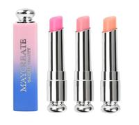 Rossetto Magica Temperatura Cambia Colore, 3 Pezzi Balsamo Labbra Colorato Idratante Nutriente a Lunga Durata, Cambiamento di Colore Magico Set di Lucidalabbra Regalo per Ragazza Donna