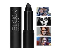 Rossetto nero, stick labbra nero - Balsamo viso a prova di sbavature per giochi di ruolo - Rossetto opaco impermeabile per eventi di baseball, softball e trucco di Halloween