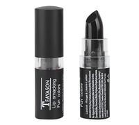 Rossetto Nero, Strumento Cosmetico Per Donne Glaze Lunga Durata Trucco Retrò Halloween Lipgloss Vampiro Matte Festa Masquerade Cosplay Nero Opaco Set Rossetto Makeup (04#nero)