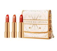 Rossetto opaco da donna, 3 tonalità vellutate, lunga , resistente all'acqua, in velluto resistente all'acqua, non appiccicoso, per il trucco quotidiano e le serate invernali