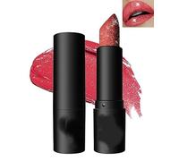 Rossetto opaco glitterato Black Diamond, rossetto glitterato a lunga tenuta, impermeabile e anti-sbavature, perfetto per look gotici da festa di Halloween e cosplay