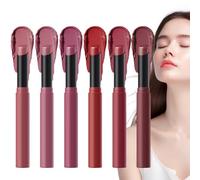 Rossetto opaco in velluto, colore delle labbra, rossetto in raso idratante, facile da usare, design a prova di sudore, 2G, per abbigliamento per tutto il giorno, famiglia di amici femminili da