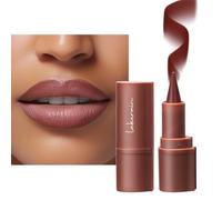 Rossetto opaco per le donne, fodera per labbra nude, lucidalabbra impermeabile e a prova di sbavature, rossetti a lunga durata a coppa non adesiva altamente pigmentati