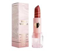 Rossetto opaco vellutato, rossetto trasparente marmorizzato | Rossetto idratante Glossy Velvety Lip Stain - Cura labbra vellutate e opache, colorante labbra a lunga tenuta per uomini, donne, amici