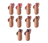 Rossetto per Donne | 10 Colori, Effetto Gloss e Stain a Forma di Pillola | Makeup Labbra | Ideale per Appuntamenti, Festività, Compleanni, Viaggi, Scuola, Università, Matrimonio e Feste