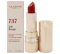 CLARINS Joli Rouge Rossetto | Lunga durata, finitura satinata | Idratante, nutriente e leggero | Tutti i tipi di pelle | 2,8 g