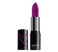Rossetto satinato Shout Loud di NYX PROFESSIONAL MAKEUP, arricchito con burro di karit - Emotion (viola-rosa brillante)