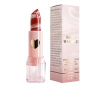 Rossetto trasparente in marmo - Formula idratante 7G | Tinta al labbro leggera idratante lucidalabbra leggera | Colore di lip liscio per trucco quotidiano e occasioni speciali