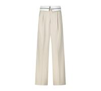 ROSSI - Pantaloni Eleganti a Gamba Larga Noa Colletto - - Trousers - Donna - Beige - L