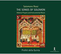 Rossi/ Quinta - Songs Of Solomon: Hebrew Prayers & Instrumental