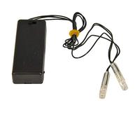 Rossi Rosa Effetto Fuoco 2 LED Tremolanti a Batterie, Multicolore, 5 x 3 x 2 cm