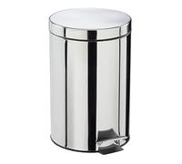 Rossignol Essencia Pattumiera a pedale 14 litri in acciaio inox o bianco con contenitore interno