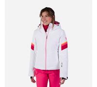 Giacca con cappuccio Rossignol Strawpile bianco neutro rosa donna - S