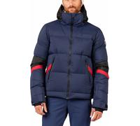 Rossignol - Giacca da sci impermeabile in piumino - Daille Down Jacket Dark Navy in Pelle - Taglia XL - Blu navy