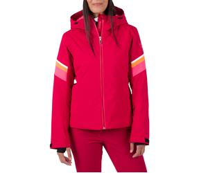 Rossignol - Giacca da sci protettiva - W Strawpile Jacket Ruby Red per Donne in Poliestere Riciclato - Taglia M - rosso