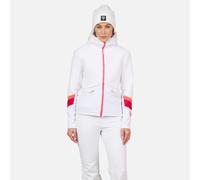 Rossignol Giacca In Pile Con Cappuccio E Zip Integrale Donna Wispile White L