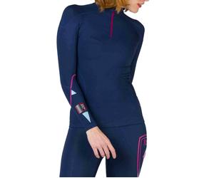 Rossignol - Maglia di compressione - W Infini Compression Race Top Dark Navy per Donne - Taglia XS - Blu navy