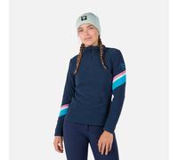 Rossignol Maglia In Pile Donna Con Mezza Zip Strawpile Blue S