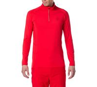Rossignol - Pile tecnico da uomo con mezza zip - Classique 1/2 Zip Sports Red per Uomo - Taglia S - rosso