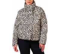 Rossignol - Piumino d'anatra da donna - W Aretu Allover Down Jacket Nature Wild Leopard Print per Donne in Pelle - Taglia L - Beige