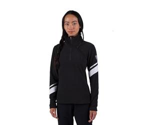 Rossignol Strato Intermedio in Pile Strawpile da Donna, Caldo Strato Base da Sci con Mezza Cerniera