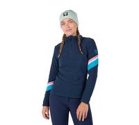 Rossignol Strato intermedio in pile Strawpile da donna, caldo strato base da sci con mezza cerniera, Blu navy scuro, Medium