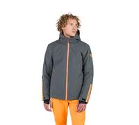 Rossignol Strawpile Jacket - Giacca da sci isolante - Giacca da snowboard impermeabile per uomo, Grigio Onice, Large