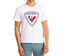 Rossignol Cliffside Short Sleeve T-shirt Bianco L Uomo