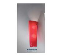 Rossini a 5247-30-r applique vesoi vetri colorati(rosso) 2x40w e14