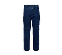 Rossini A00149 SerioPlus+ Stretch Pantalone da Lavoro in Cotone Twill Elasticizzato Multitasche Passanti in Vita (IT, Testo, S, Regular, Regular, Blu)