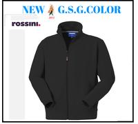 ROSSINI Felpa CANBERRA con cerniera intera e Collo Alto da Uomo HH191