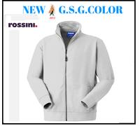 ROSSINI Felpa CANBERRA con cerniera intera e Collo Alto da Uomo HH191