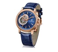 Rossini, orologio da uomo, parzialmente scheletrato, con cinturino blu. ROSGS014