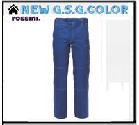 ROSSINI Pantalone da Lavoro Serio Plus + Uomo Multistagione Cotone A00109