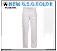 ROSSINI Pantalone da Lavoro Serio Plus + Uomo Multistagione Cotone A00109