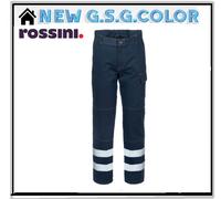 ROSSINI Pantalone SerioPlus da Lavoro con Bande Alta Visibilità A00106