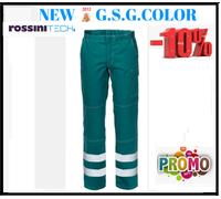 ROSSINI Pantalone SerioPlus da Lavoro con Bande Alta Visibilità A00106 TG 2XL