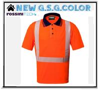 ROSSINI Polo SEAL maniche corte Alta Visibilità da Lavoro HH228