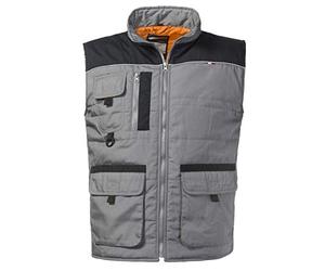 Rossini Trading HH218GYHL Gilet Morgan, Grigio/Nero, L