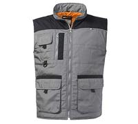 Rossini Trading HH218GYHM Gilet Morgan, Grigio/Nero, M