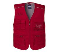 HH298 ROSSO XL 116464 Gilet Uomo Multitasca Da Lavoro / Tempo Libero Rosso HH298