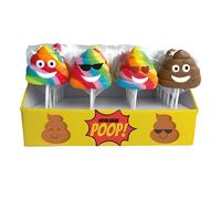 Rossini's Lecca Lecca Lolli Poop Scherzosi Lecca Lecca Gusto Frutta 24pz x 35g