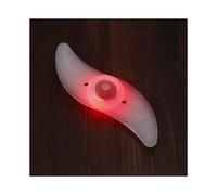 (Rosso) 1 pezzo Mini LED Neon Luce per raggi di bicicletta in plastica per Hot Wheels, 3 modalitÃ di