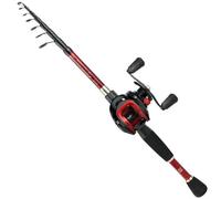 (rosso, 2,1 m e destrorso) Canne da pesca e mulinelli Sougayilang 1,8 m/2,1 m/2,4 m Canna da pesca con