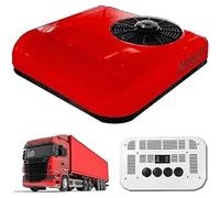 Rosso,24V,Generic Condizionatore D'aria Per Camper 12V/24V Leggero Portatile Condizionatore D'aria Per Tetto Camper Durevole Aria Condizionata Da Parcheggio Per Auto Camper