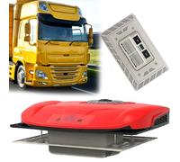 Rosso,24V,Generic RV Condizionatore D'aria Rv Tetto Basso Rumore Climatizzatore 12V/24V Parcheggio Aria Condizionata Per Minivan Per Camper Bus Camion Veicolo Autocaravan