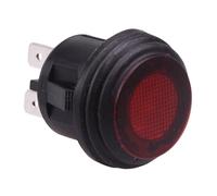 Rosso Acceso-Spento 12V Illuminato Interruttore a Pulsante Automobilistico 20A