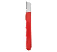 Rosso Affilatore Portatile in Corindone e Plastica per Attrezzi | Controllo Manuale, Uso Semplice, per Giardinieri e Campeggio, Manutenzione Sul Campo, per Cesoie e Asce