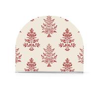 Rosso Albero di Natale Boho Acrilico fioritura portatovaglioli per esterni, sala da pranzo distributore di tovaglioli autoportante moderno arredamento per la casa per esterni, sala da pranzo