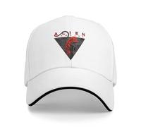 Rosso Alieno Romulu Lettere Escursionismo Cappelli da Baseball per Mens Personalizzato Femminile Beach Golf Cappello Trucker cap Cotone, per Tutte Le Stagioni